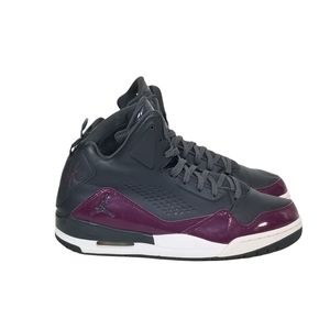 NIKE AIR JORDAN SC-3 Anthracite Bordeaux Mens High Top Sneakers Size 10 M